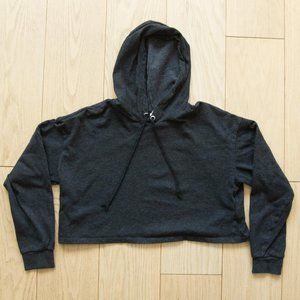 H&M Divided basic cropped hoodie black Large